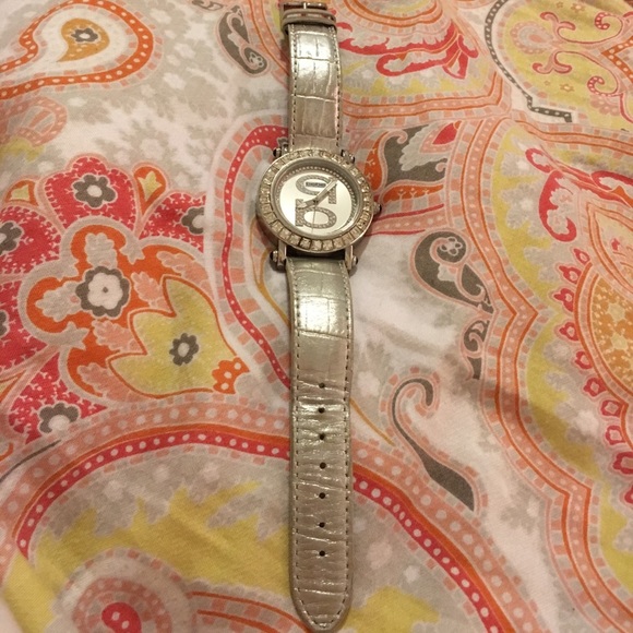 Bebe swarovski crystal rhinestone silver watch ⌚️ main image 4
