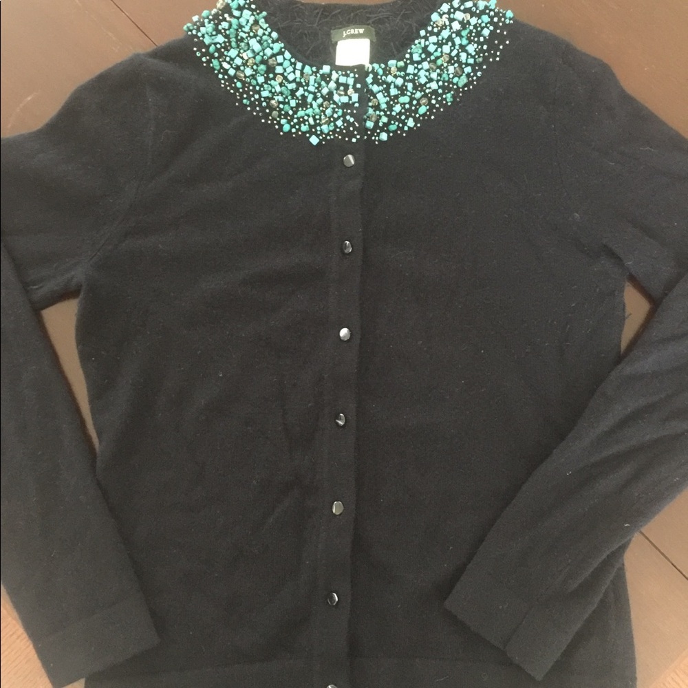 {J.Crew} Navy Blue Cardigan