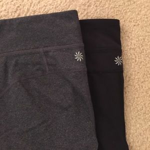 (2 pair) Athleta yoga pants in Size Large TALL