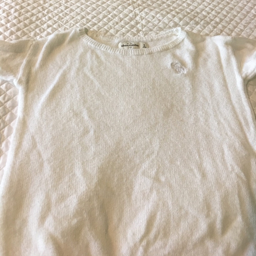 Cute White Abercrombie Sweater