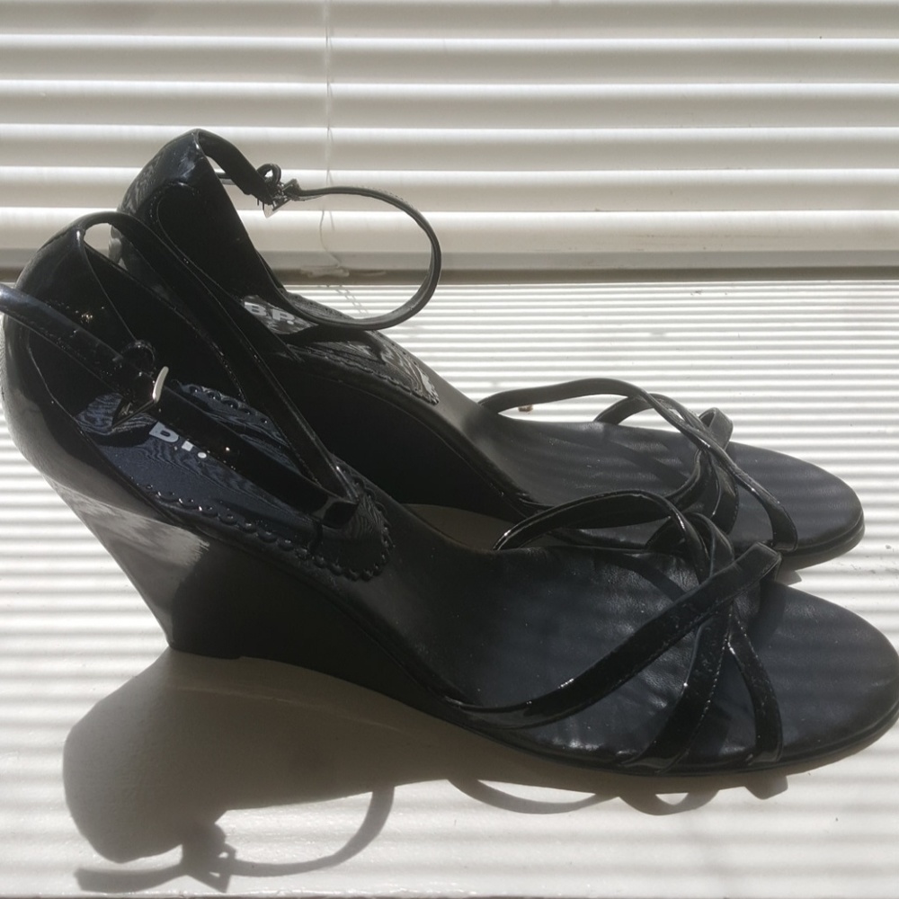 BP Jacque ankle strap wedge sandal.