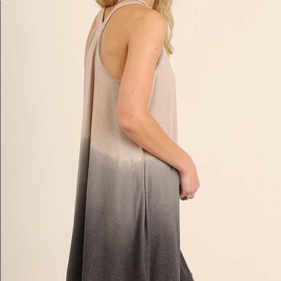 Reverse Ombré Dip-Dye Dress - Picture 3 of 4