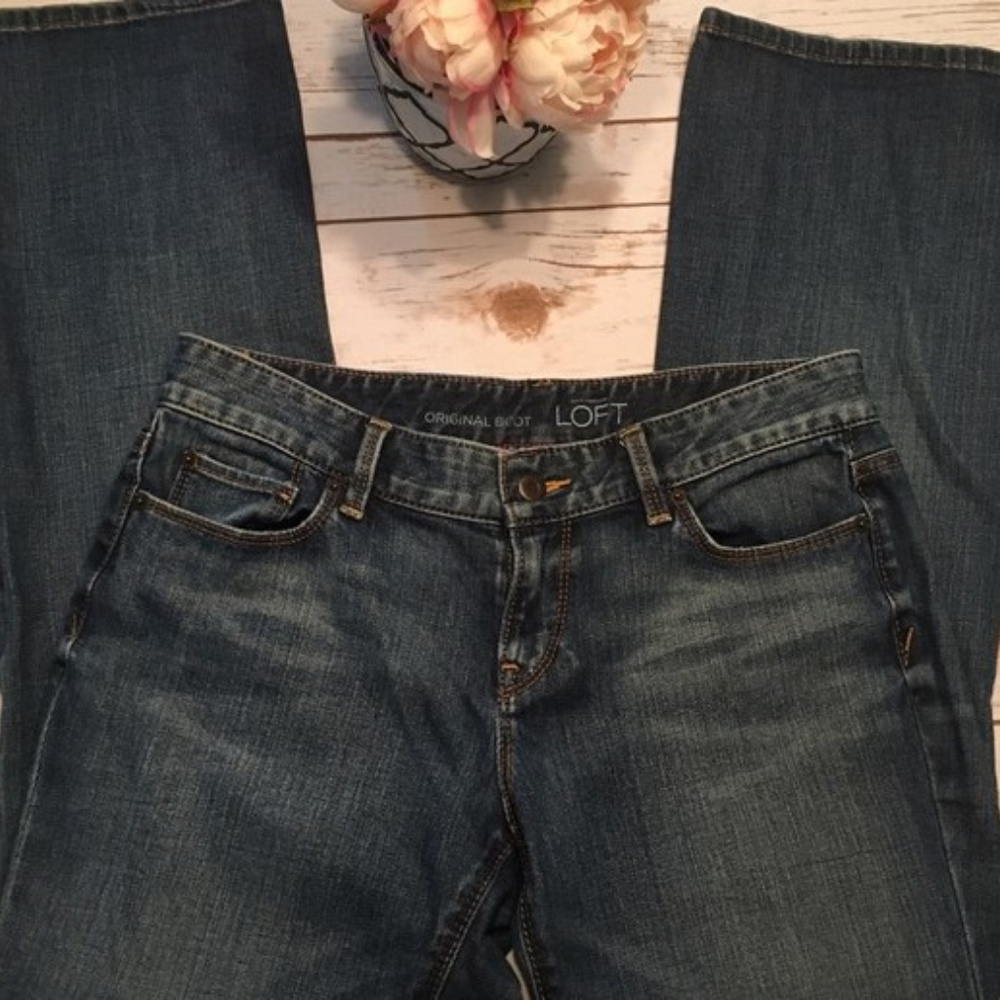 LOFT - NWOT Sz 10P Original Mid Rise Bootcut Jeans