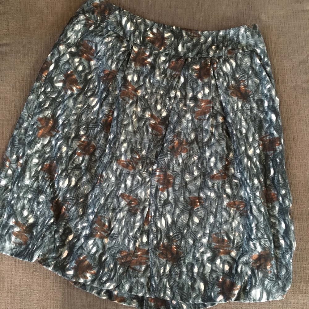 Banana Republic Silk Bubble Skirt