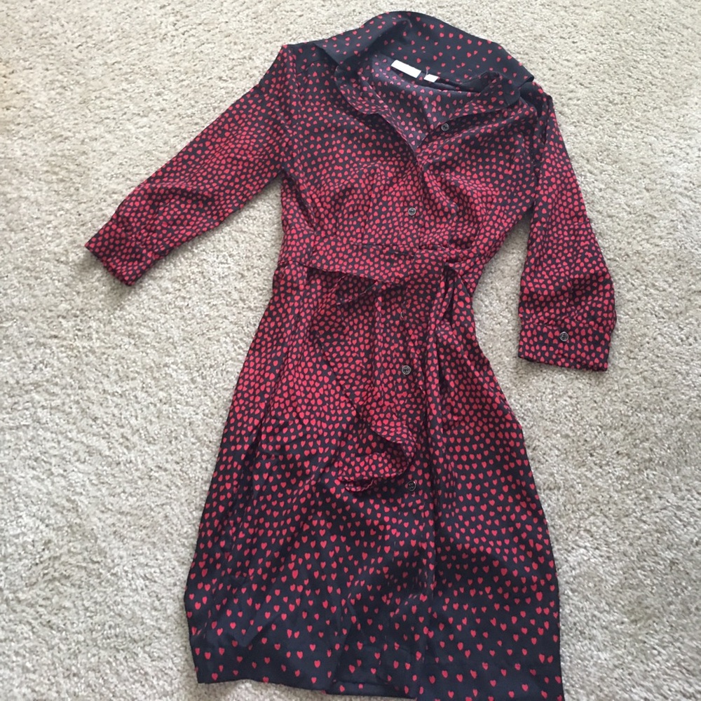 Heart shirt dress