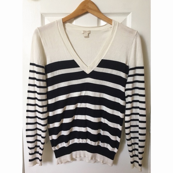 J. Crew Striped Sweater - Picture 1 of 4