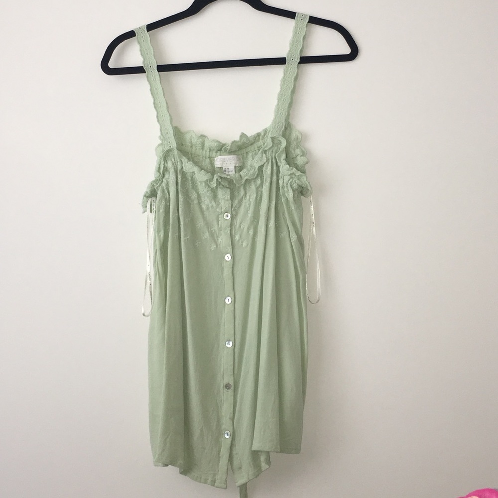 NWOT Forever 21 Plus Button Up Tank