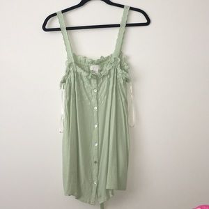 NWOT Forever 21 Plus Button Up Tank