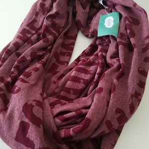 Maroon Infinity Scarf from Maurice's