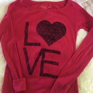 Ladies long sleeve tee