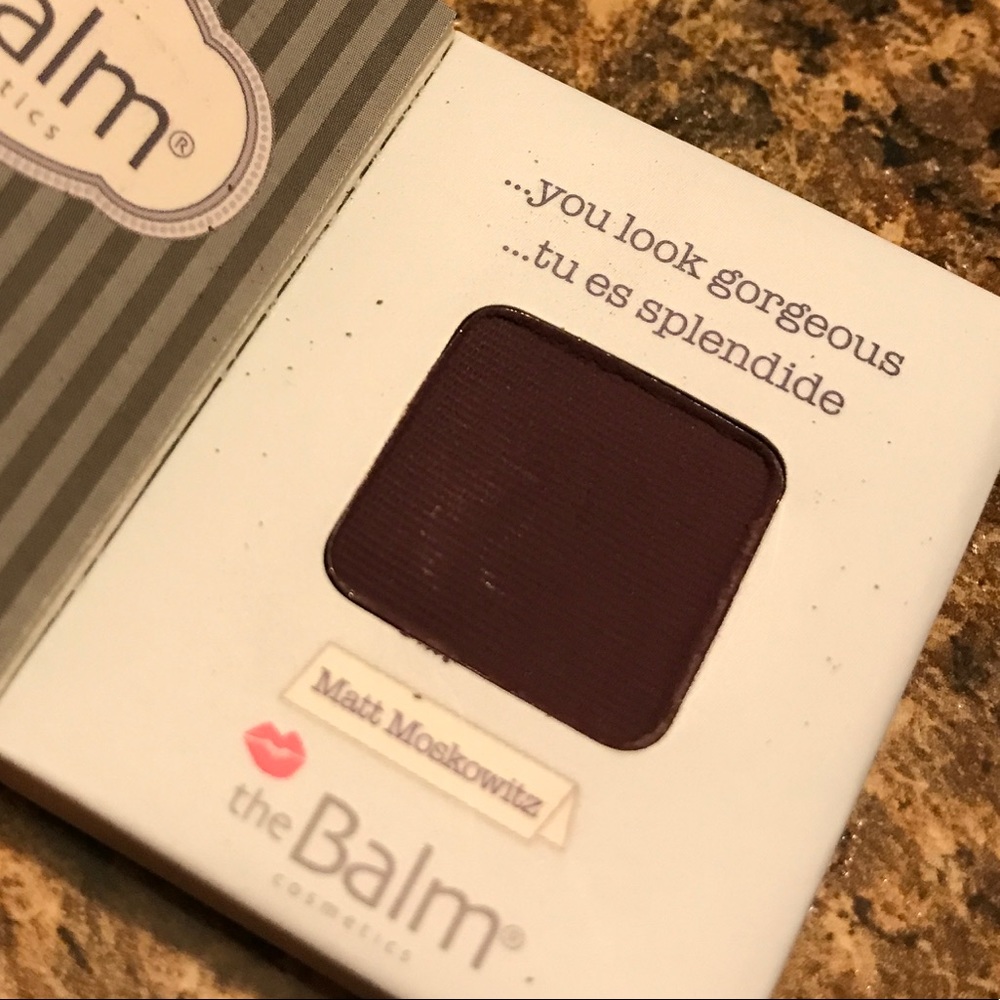 the BALM eyeshadow