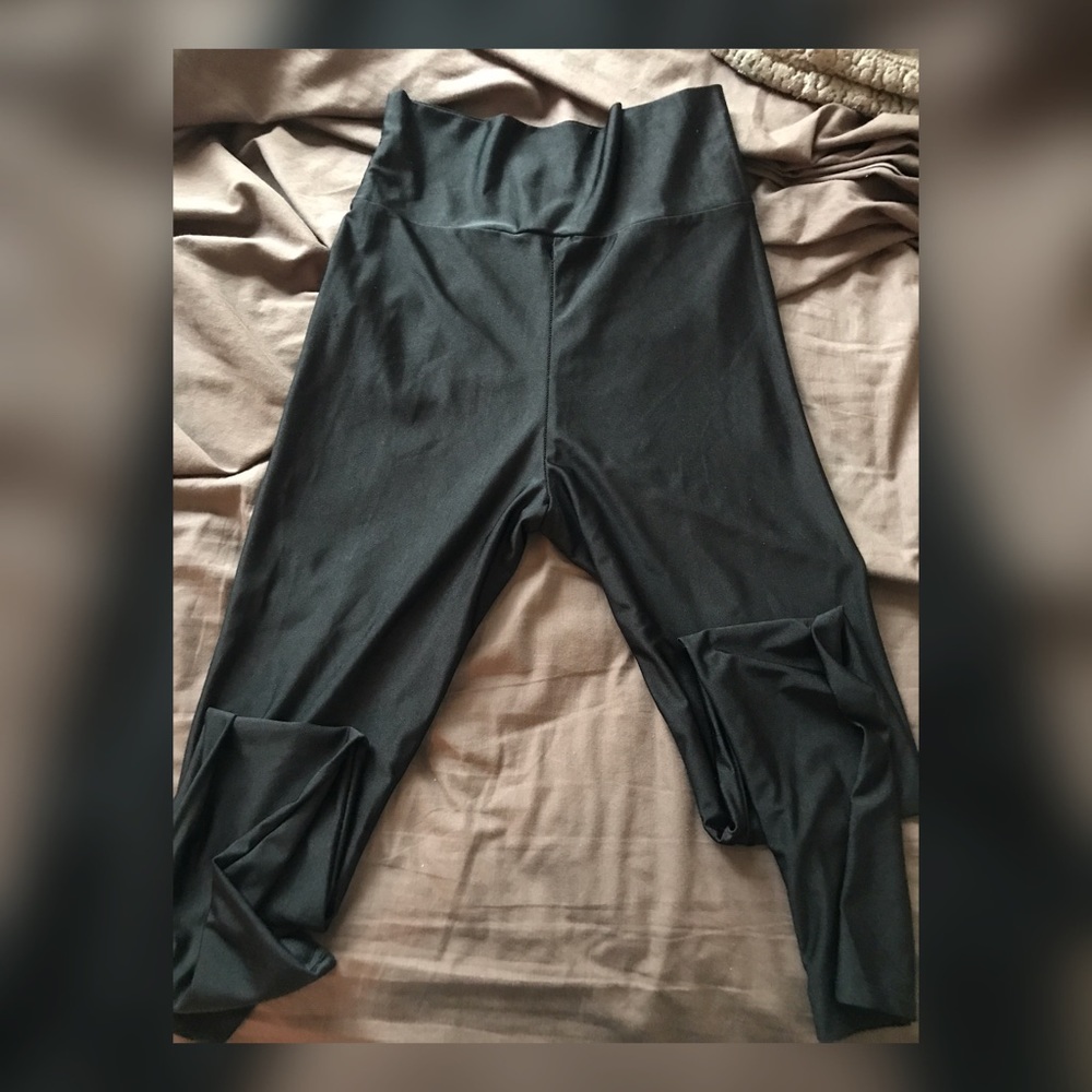 High waist Black Tights