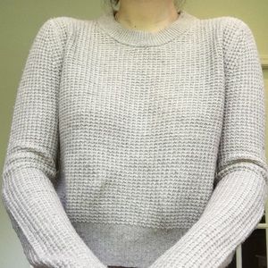 Semi Cropped nude/beige BCBG sweater