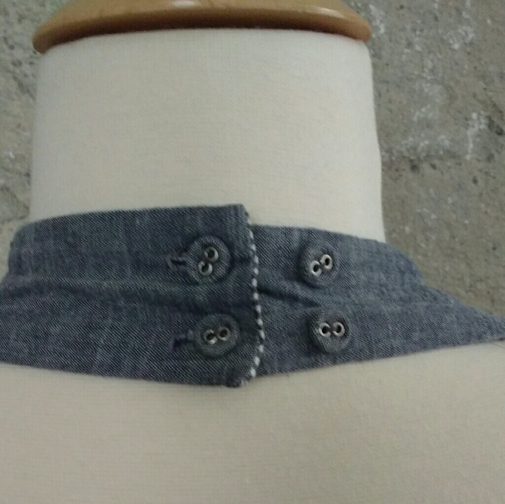 ❌nfs❌ Fei chambray halter - Picture 4 of 5