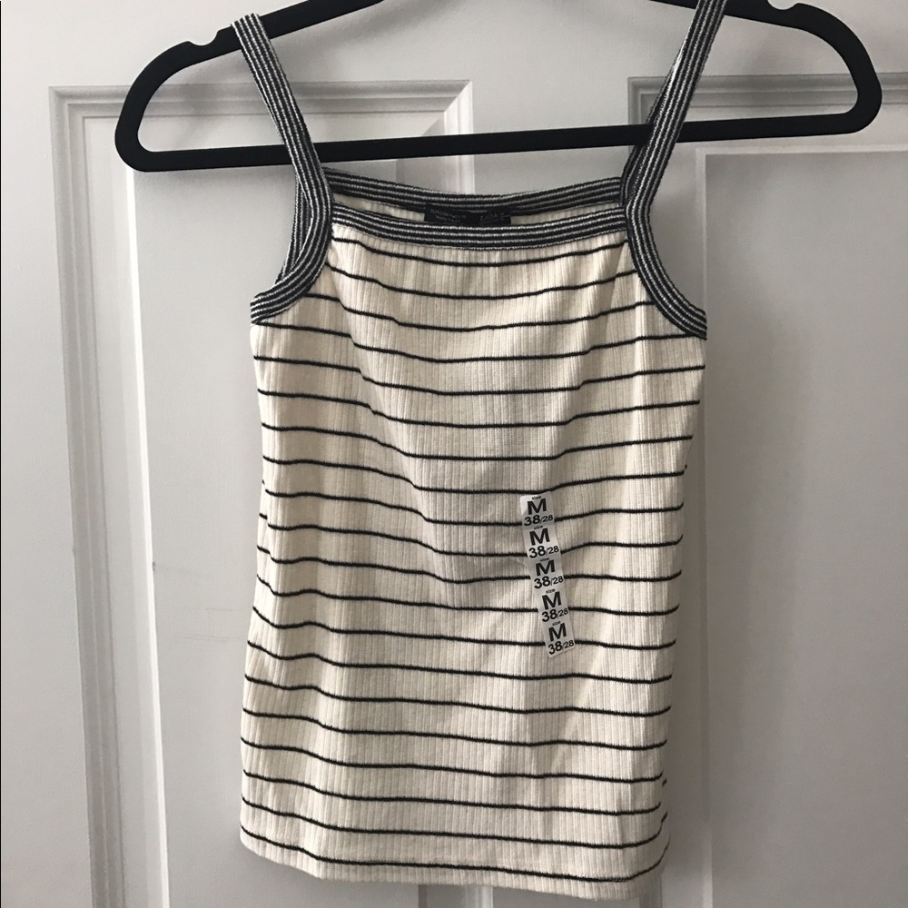 NWT Zara Ribbed Tank Top Size Medium