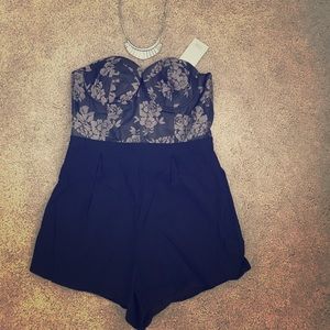 NWT!ToBi navy romper
