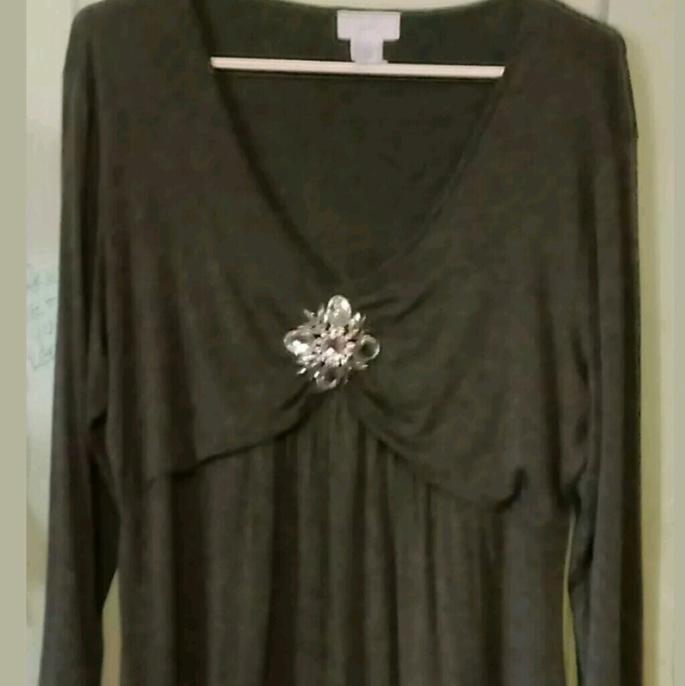 Kay Jordan woman's blouse size extra large with pe