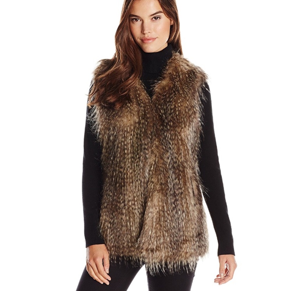 Via Spiga Faux Fur Vest - worn once!
