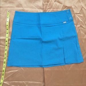 Electric blue guess micro mini skirt