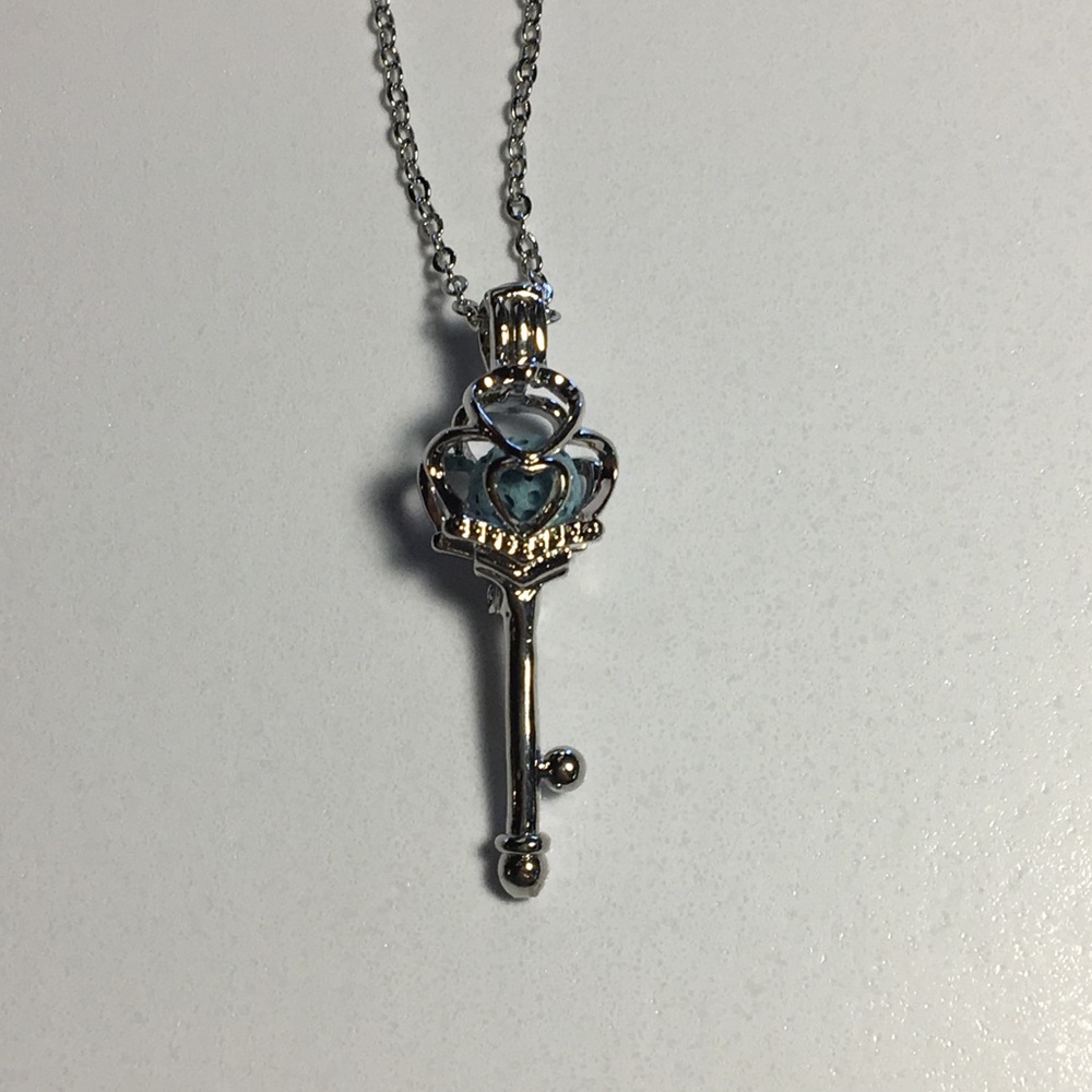 Key to my Heart Essential Oil Diffuser Necklace