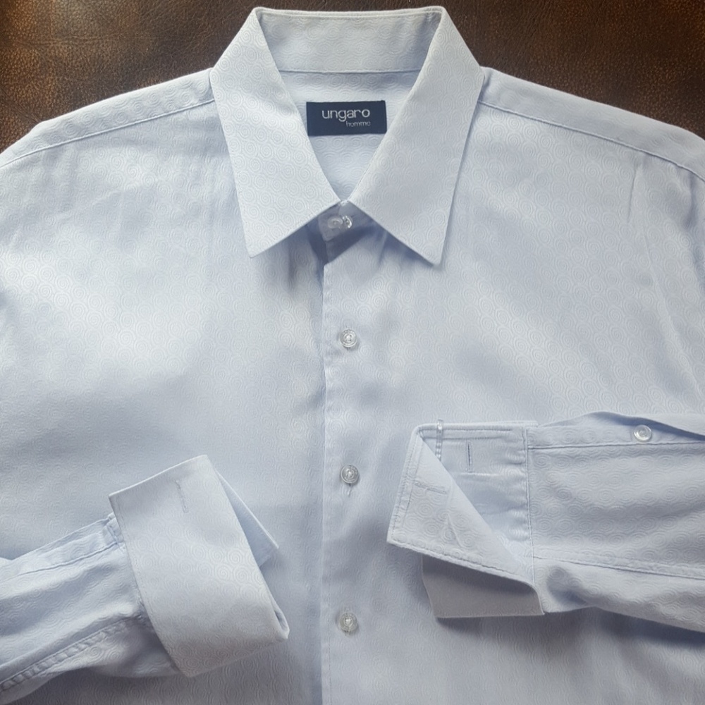 SOLD IN BUNDLE - UNGARO DRESS SHIRT