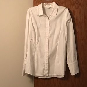 White button down blouse CAbi size 16