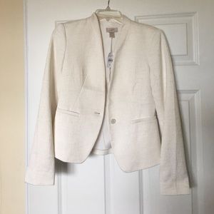 Ann Taylor loft blazer cream