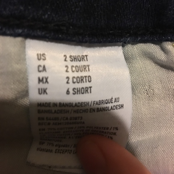 American eagle jeans size 2 short jegging - Picture 3 of 4