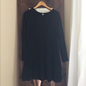 Black Long Sleeve Old Navy Swing Dress