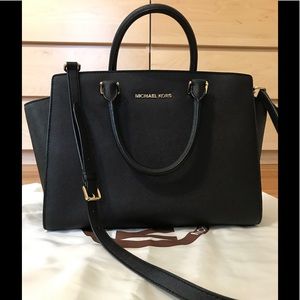 Michael Kors Selma Large Saffiano Leather Satchel