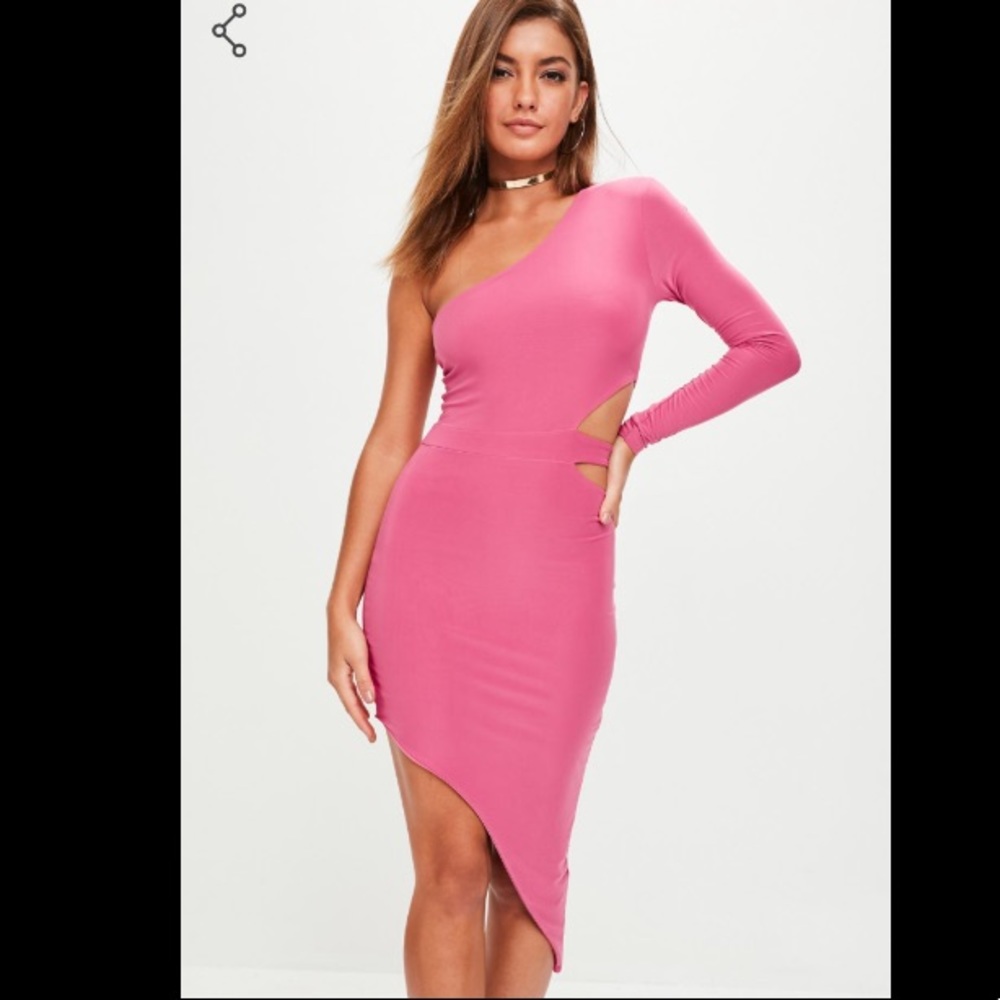 Pink bodycon drsss