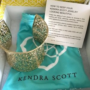 Kendra Scott Ainsley Gold Cuff NWOT
