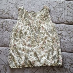 Max Studio White Sleeveless Top