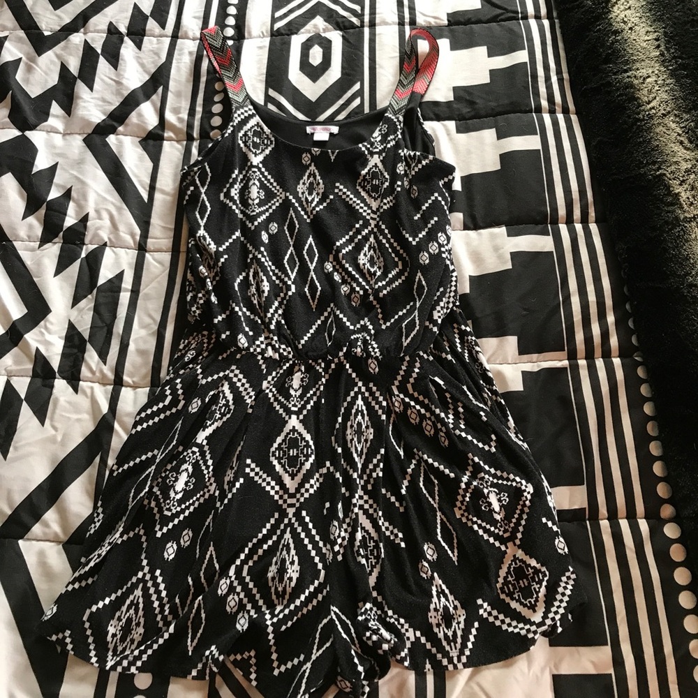Aztec Print Romper