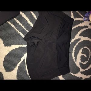 Black Lululemon 2.5 shorts