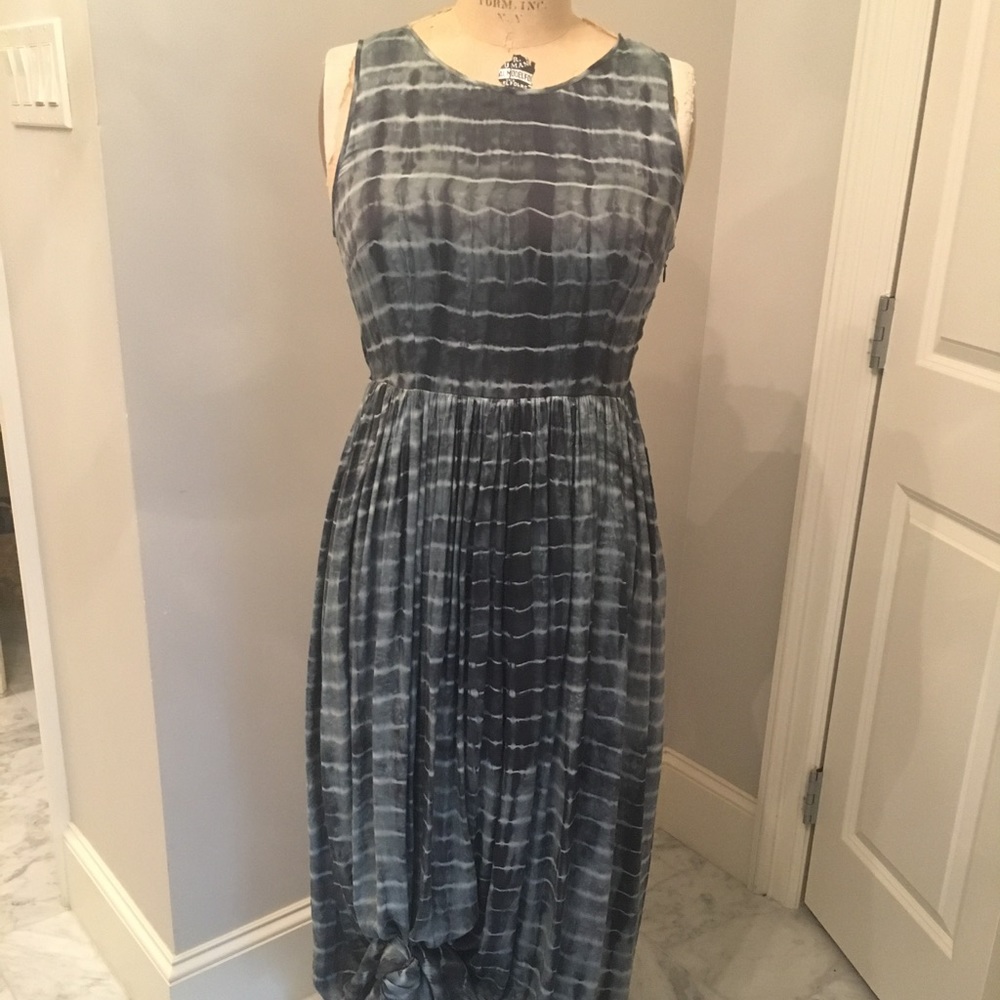 Long grey maxi dress
