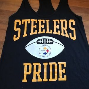 VS PINK Steelers tank • size S