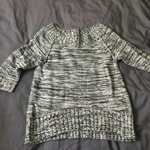 Express marled crop sweater