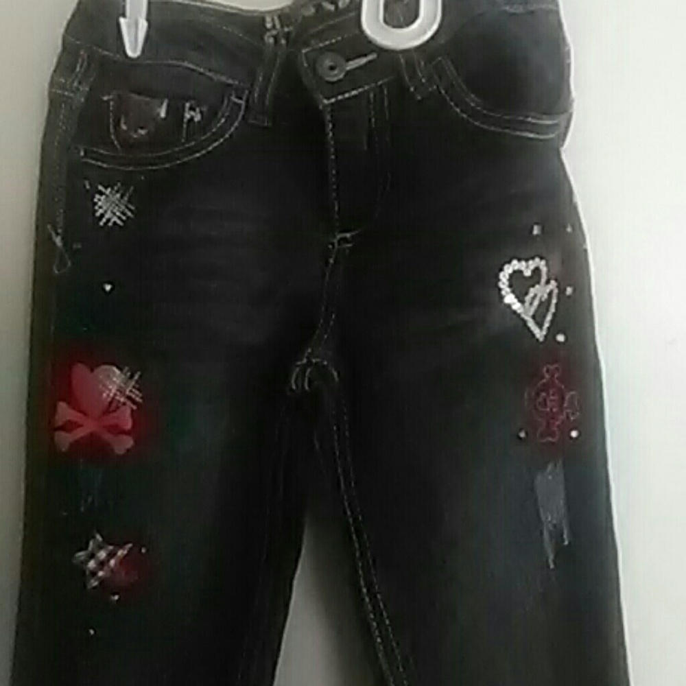 Total girl wide leg little girls jeans