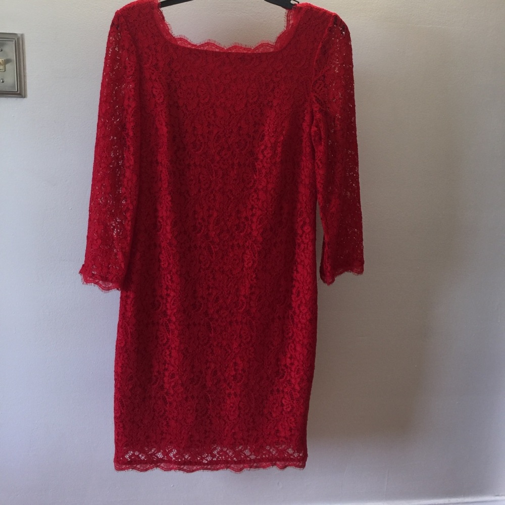 Red Lace Dress