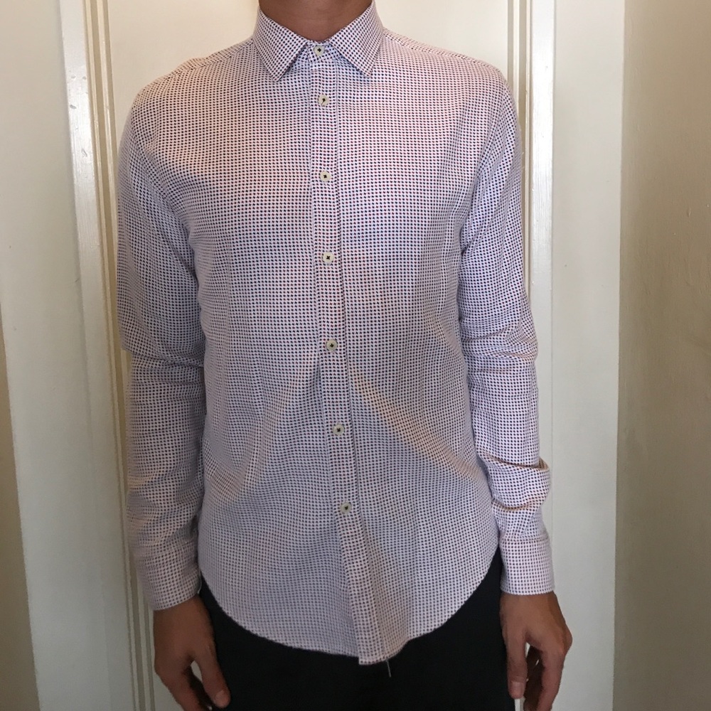 Zara Men's Button Up Slim Fit