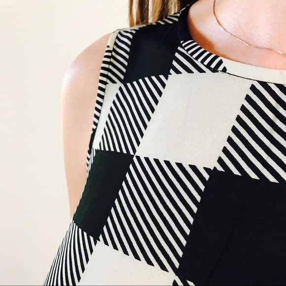 RAG & BONE GREEN CHECKER SPLIT BACK TOP 0309 - Picture 7 of 8