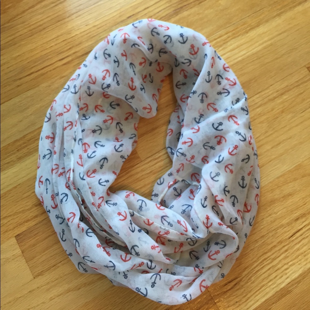 Anchor infinity scarf