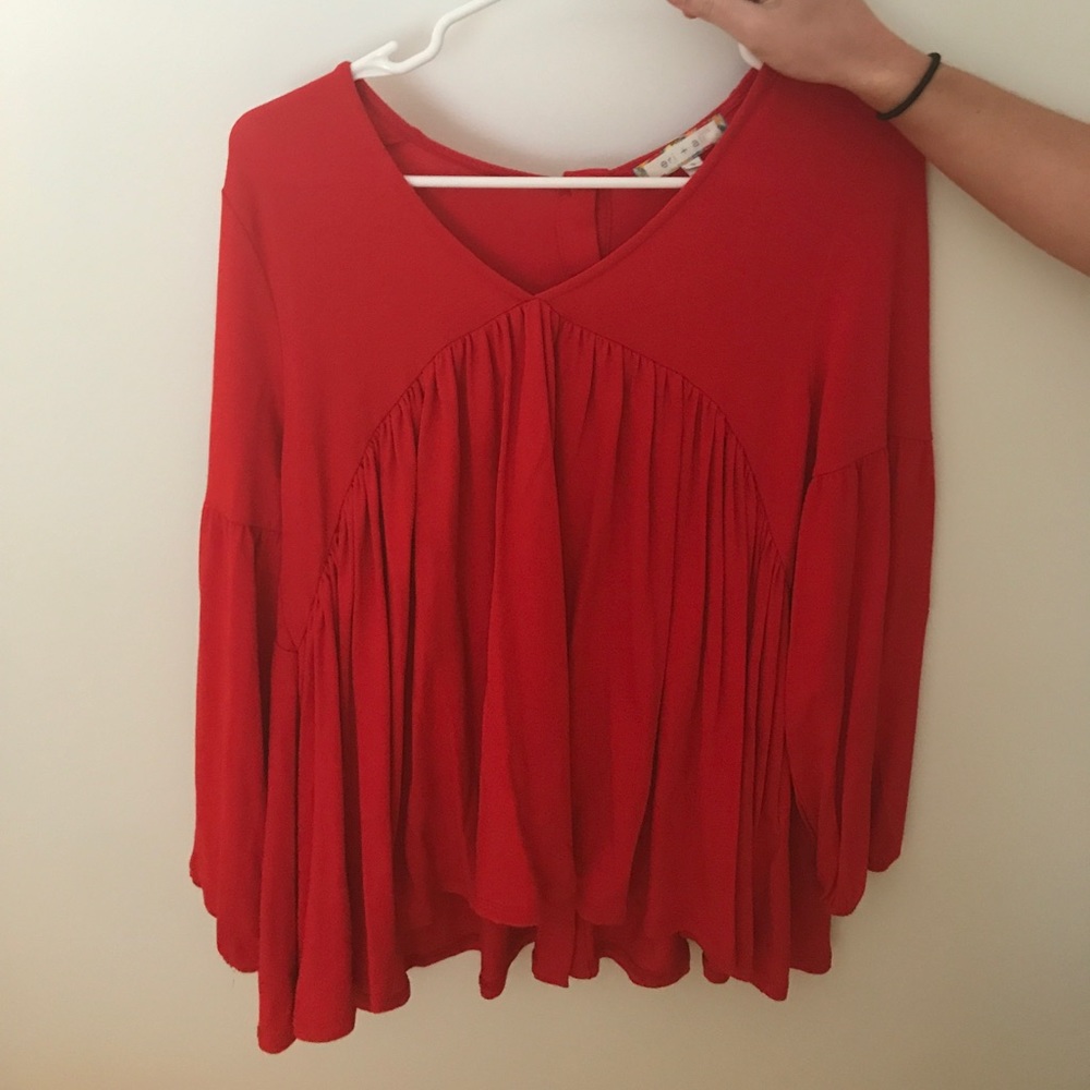 Red top NWT Anthropologie