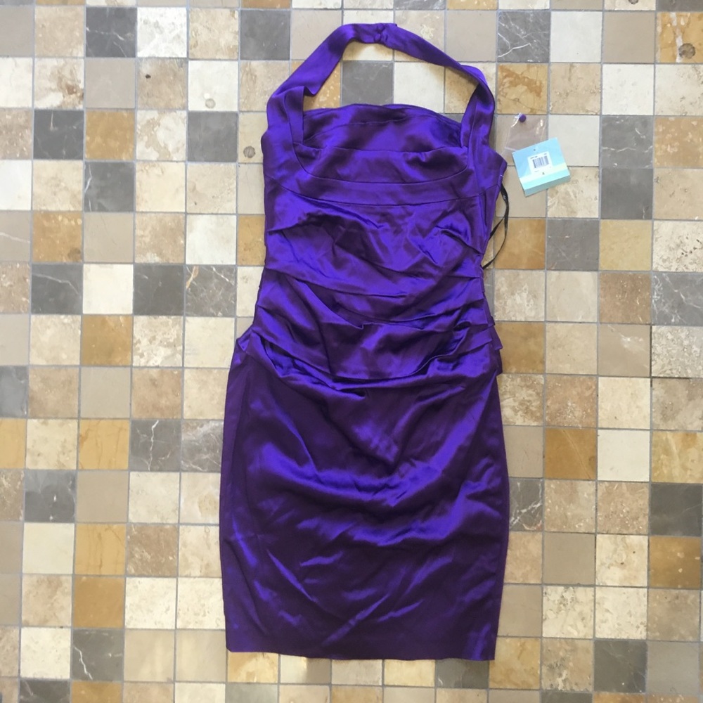 Suzi Chin purple dress