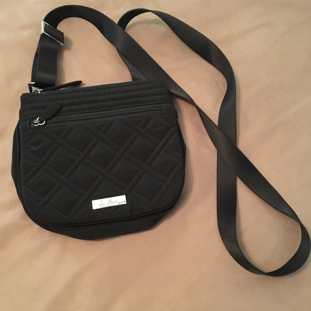 Black Vera Bradley CrossBody Purse. NWOT.