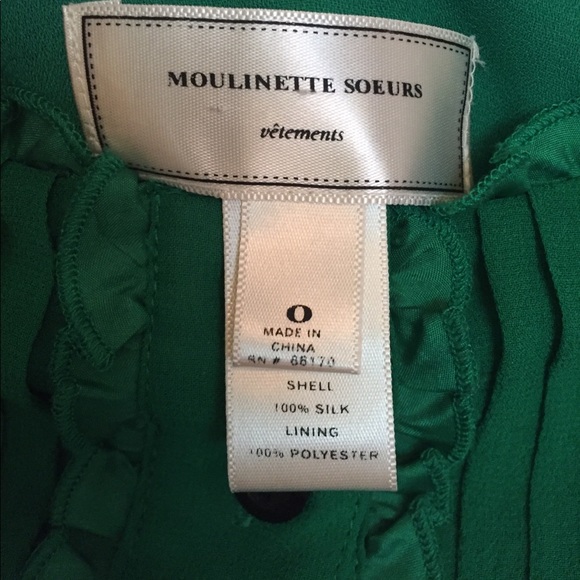 Beautiful kelly green silk strapless dress! - Picture 5 of 5