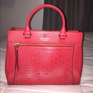 Red Kate spade handbag