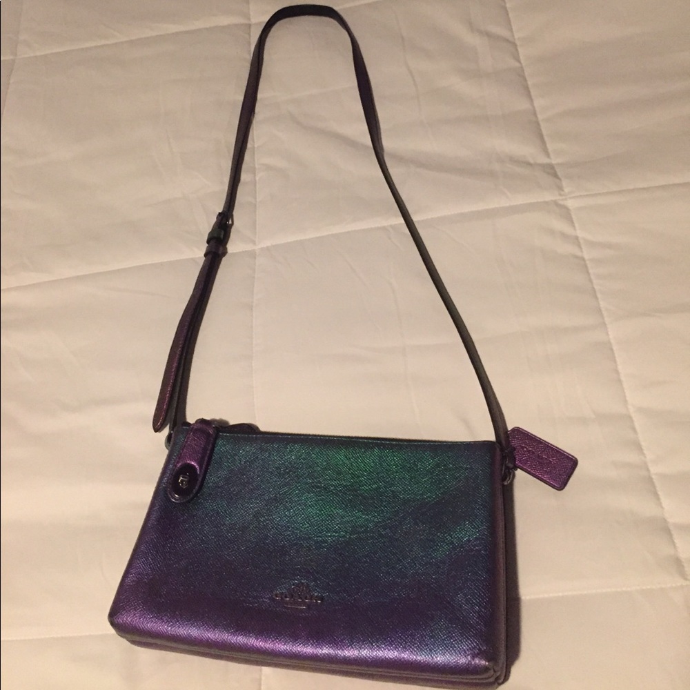 Coach hologram crossbody