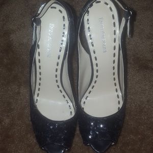 SEXY Sequin Slingback  Peep Toe Pump